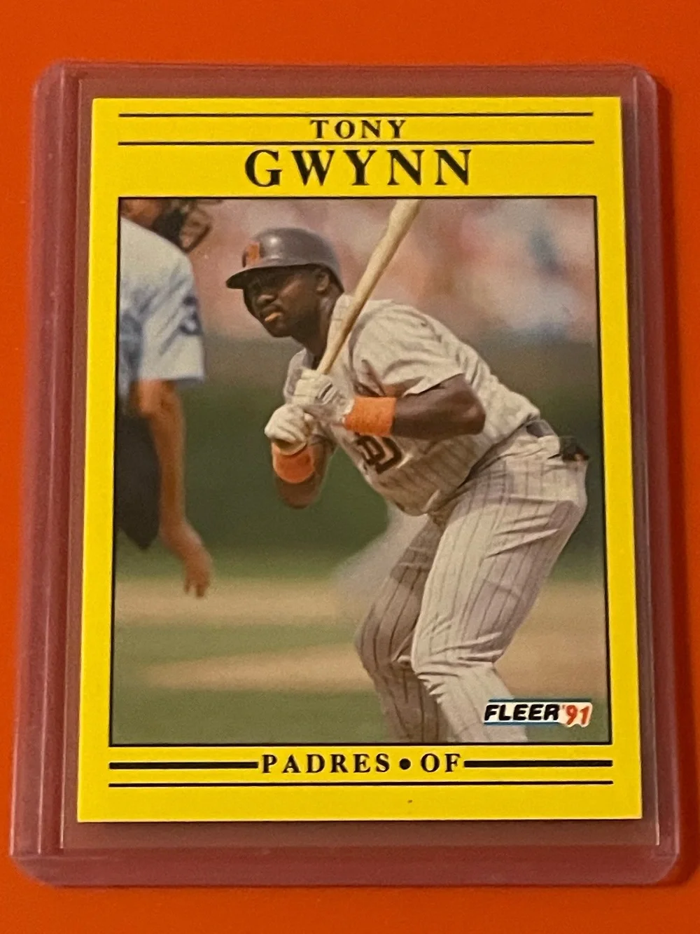 Tony Gwynn #529 1991 Fleer Baseball Trading Card